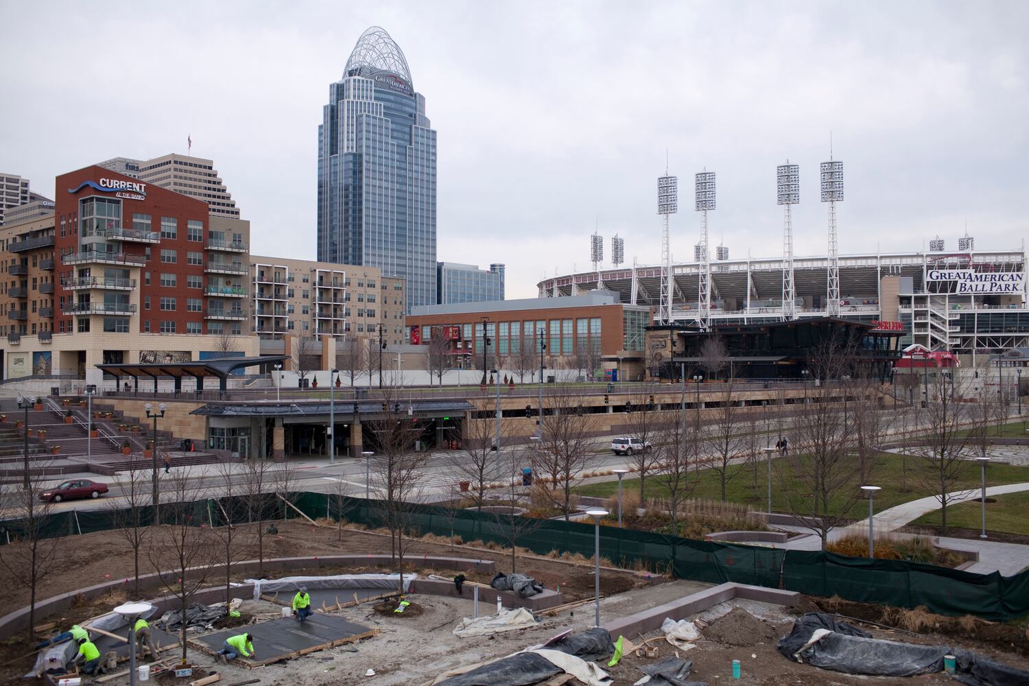 The Banks development in Cincinnati