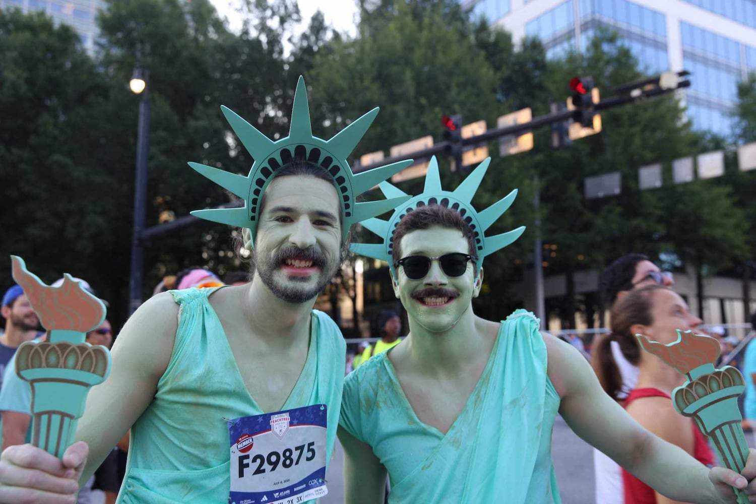 PHOTOS: Runners showed their flair for fashion during the AJC Peachtree Road Race