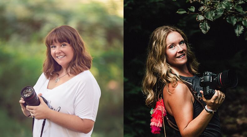 The photo of Jennifer Mehling on the left was taken in 2018. She changed her exercise routine in August 2020 and then changed her eating habits a few months later, based on what she learned from the book "Bright Line Eating." The photo on the right was taken this August. (All photos contributed by Jennifer Mehling).