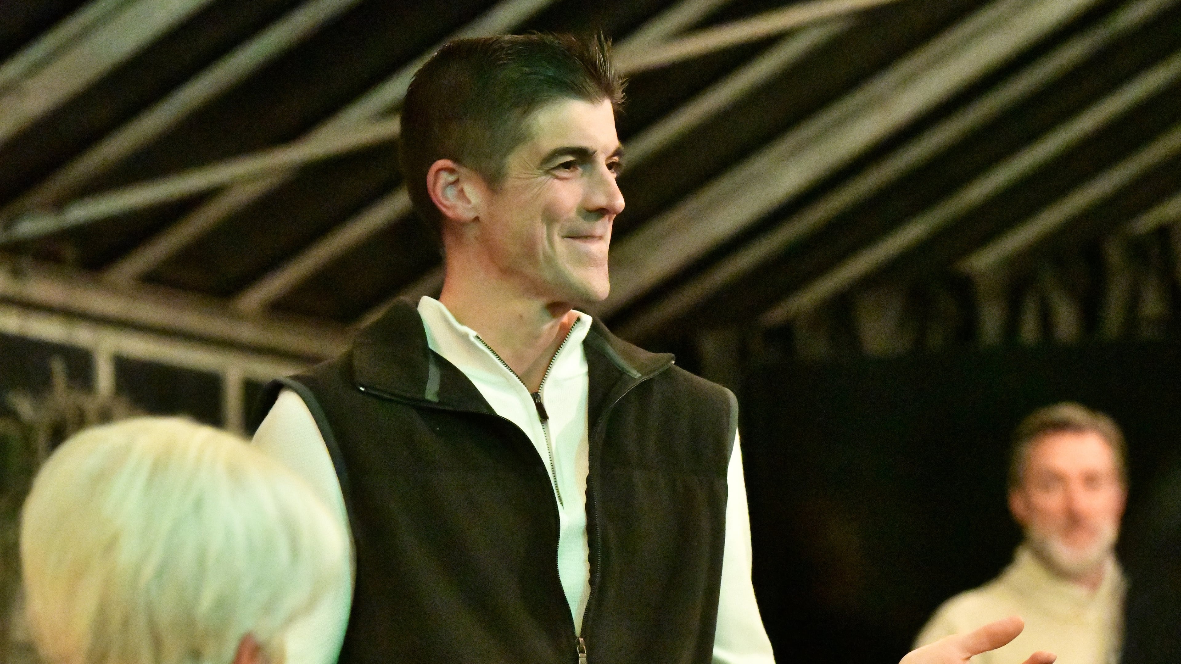 Ryan Crosswell, a former federal prosecutor who quit the Department of Justice in protest, speaks at a campaign event for his run for Congress, Dec. 4, 2025, in Allentown, Pa. (AP Photo/Marc Levy)