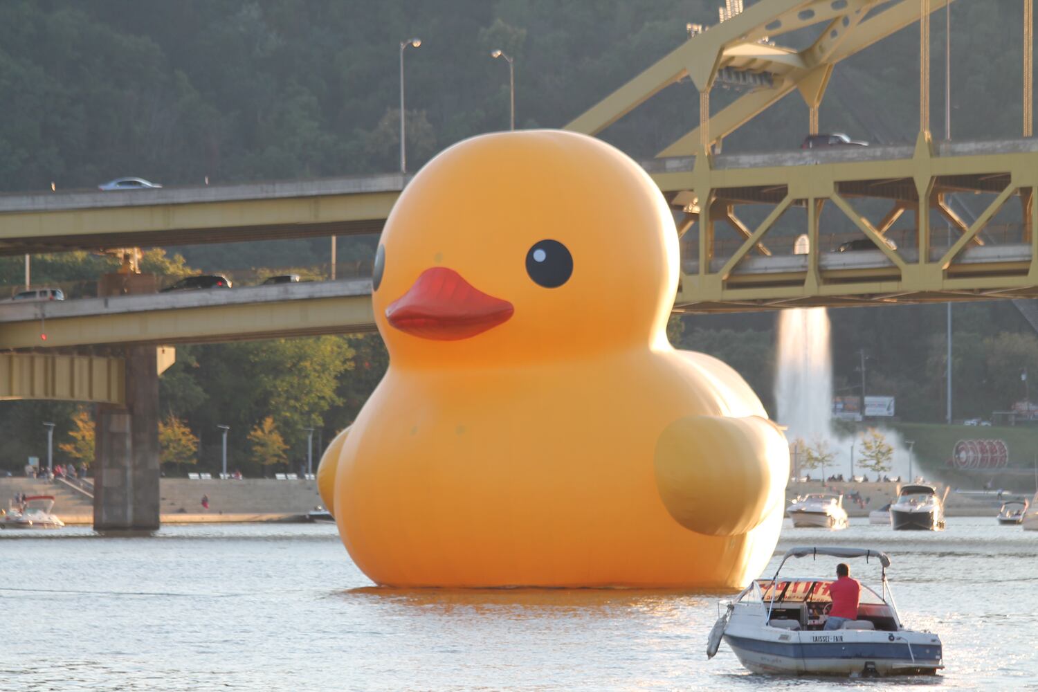 Rubber duck arrives in Pittsburgh