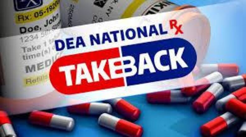 National Drug Take-Back Day is Saturday, October 24.