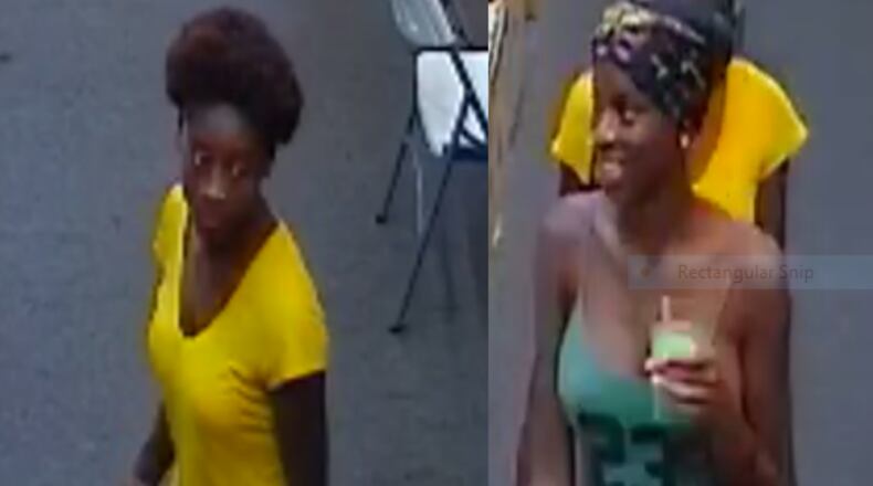 Savannah police released these surveillance images of the alleged wig snatchers.