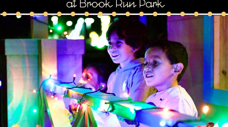"Holiday Lights" open in Dunwoody's Brook Run Park on Dec. 1 to Dec. 31. (Courtesy of Dunwoody)