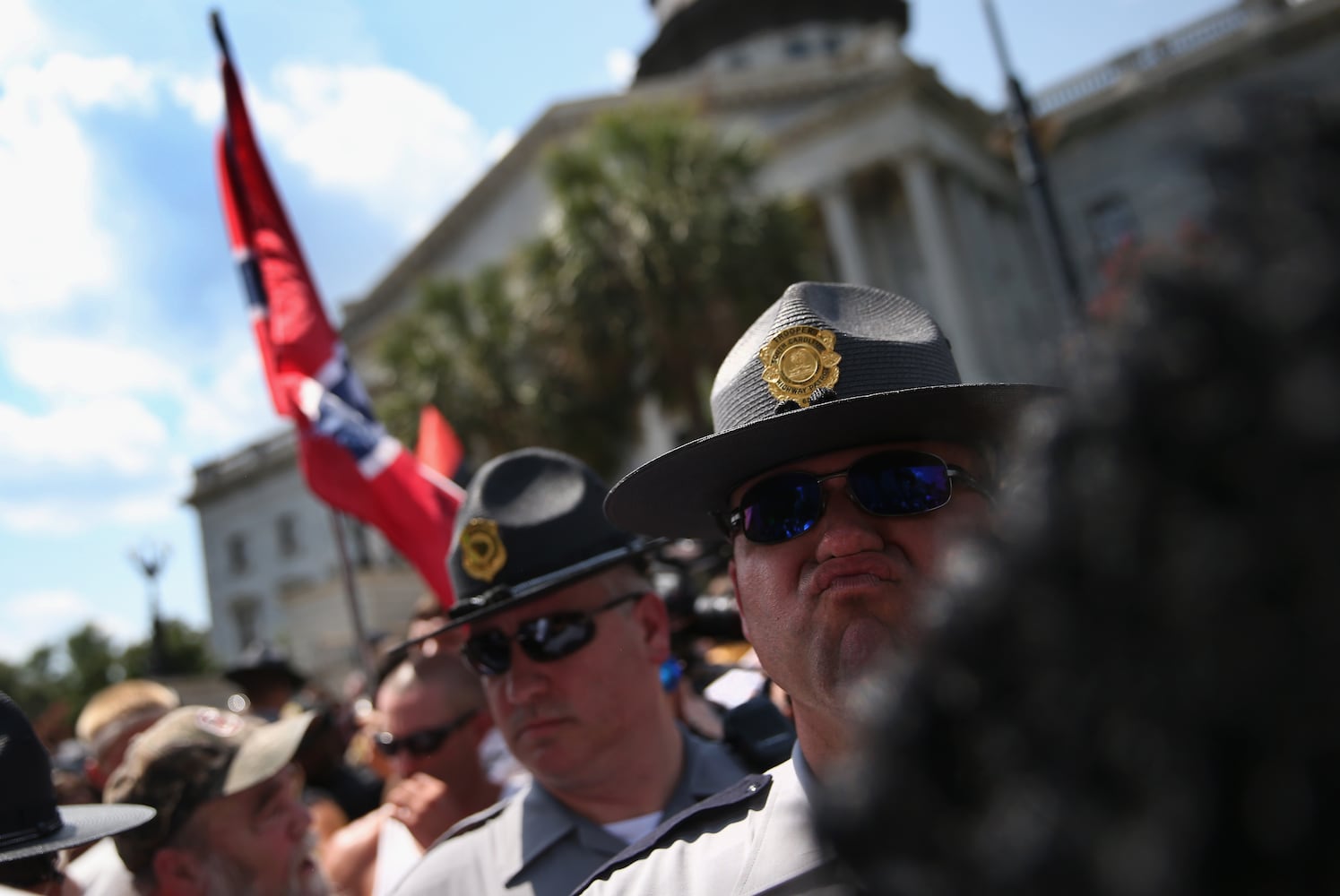KKK rallies at South Carolina Statehouse