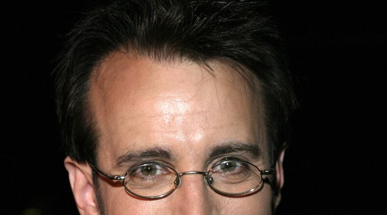 NEW YORK - JUNE 14: Host Bronson Pinchot poses backstage during "Broadway Under The Stars" in Bryant Park June 14, 2004 in New York City. (Photo by Andrew Kent/Getty Images)