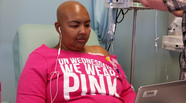 Tiah Tomlin was diagnosed nearly four years ago with triple negative stage 2A breast cancer, a rare type of cancer that disproportionately affects African Americans and other minorities. CONTRIBUTED