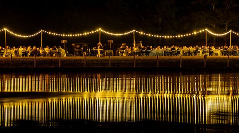 The Suwanee Arts Center will host the Dam Dinner 6-10 p.m. Friday, Oct. 27 on the dam at Sims Lake Park. (Courtesy Suwanee Arts Center)