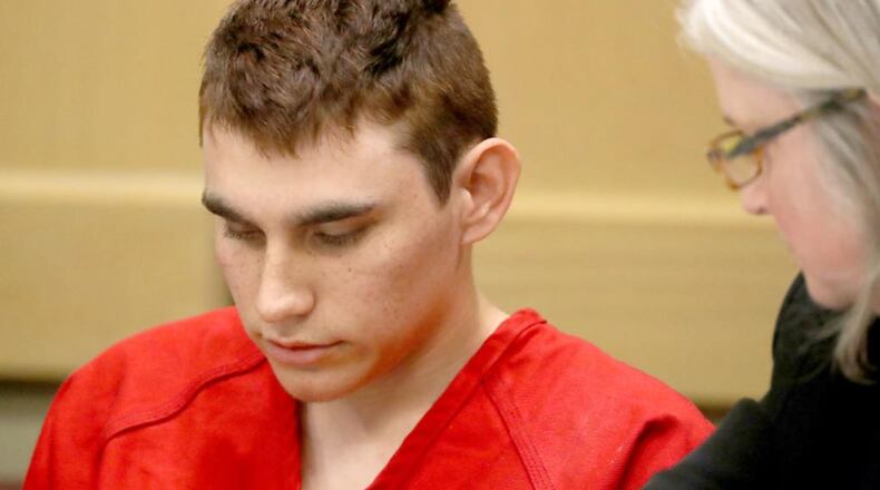Confessed Florida school shooter Nikolas Cruz appears in court for a status hearing before Broward Circuit Judge Elizabeth Scherer on February 19, 2018 in Ft. Lauderdale, Florida. Cruz is facing 17 charges of premeditated murder in the mass shooting at Marjory Stoneman Douglas High School in Parkland, Florida.