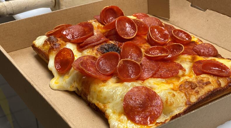 Pepperoni pizza from Triple Jay's.