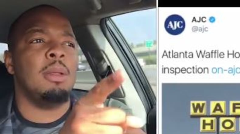 Comedian KevOnStage shared a nearly three-minute video detailing some of his experiences at Waffle House.