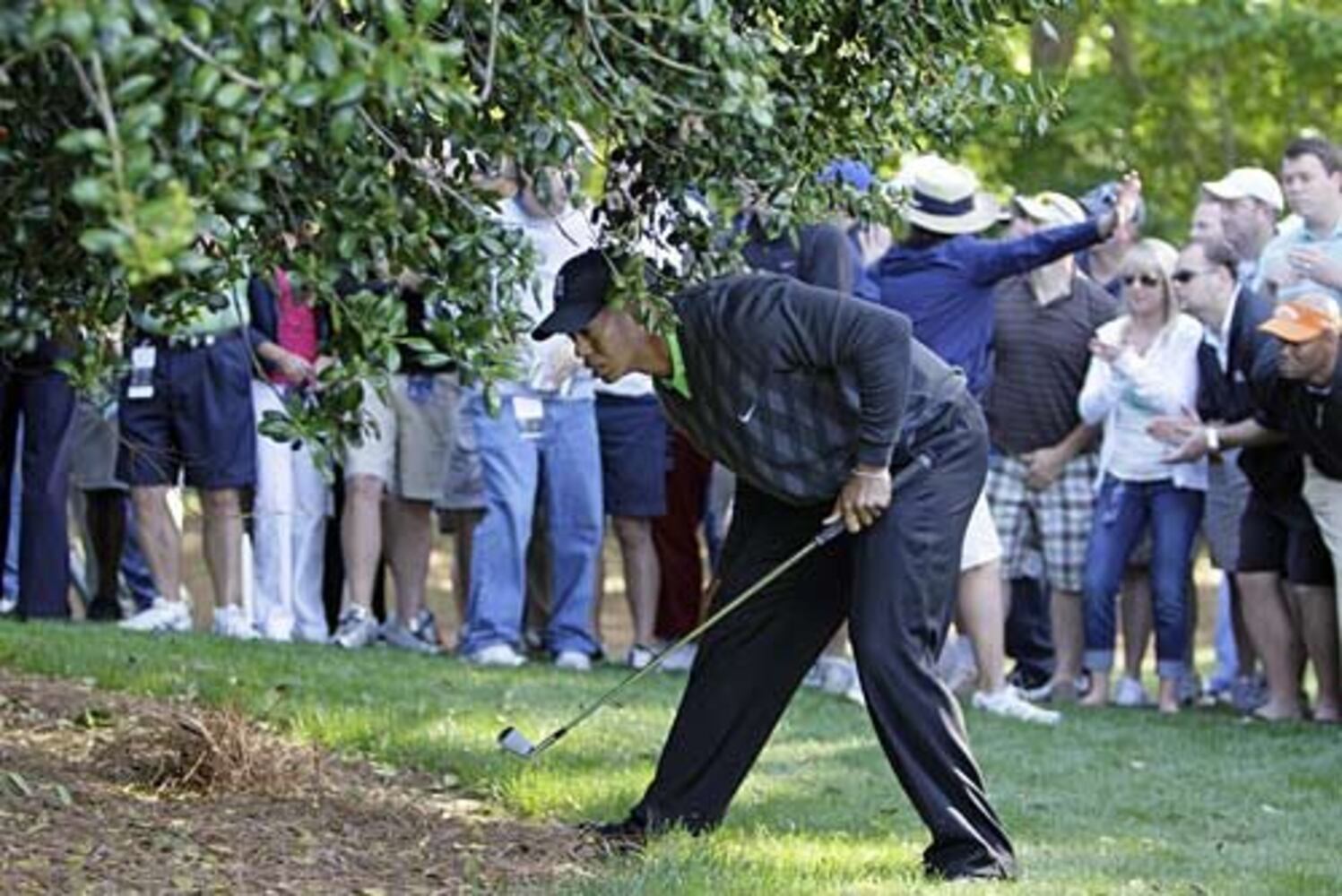 Tiger Woods plays Quail Hollow Championship
