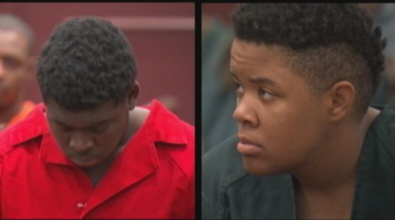 Tajh Hare, 17, and Contessa Neal, 21, faced a judge for the first time Saturday morning.