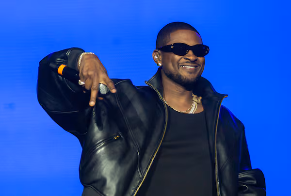 Usher (pictured) — who was one of the many special guests who appeared with Ludacris at One Musicfest at Piedmont Park in 2025 — will perform five shows with Chris Brown at Mercedes-Benz Stadium in November. (Ryan Fleisher for the AJC)