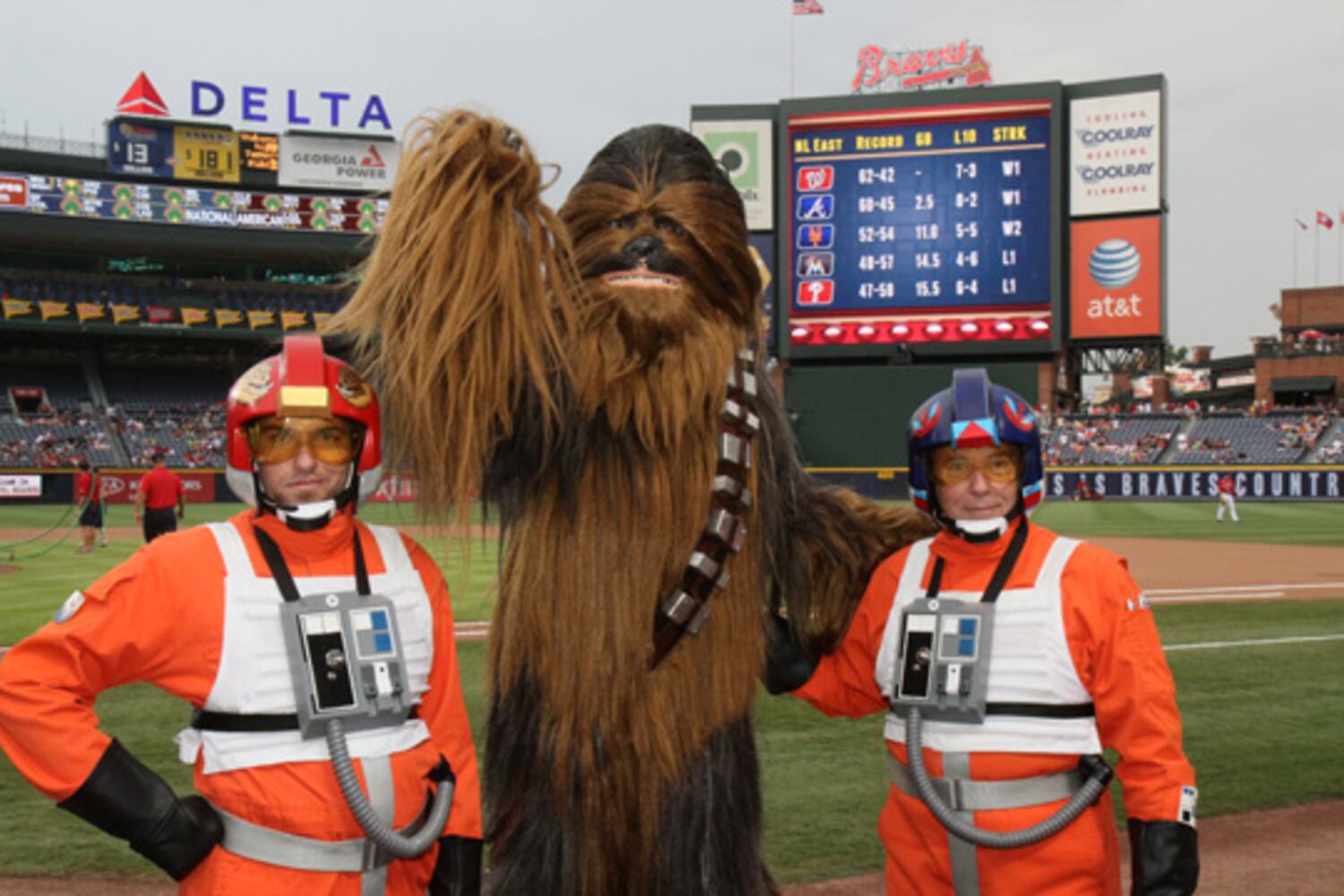 Star Wars night at Turner Field