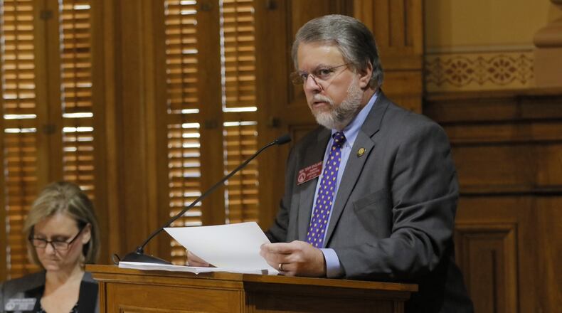 House Appropriations Chairman Terry England, R-Auburn, presented the chamber’s fiscal 2018 budget to colleagues