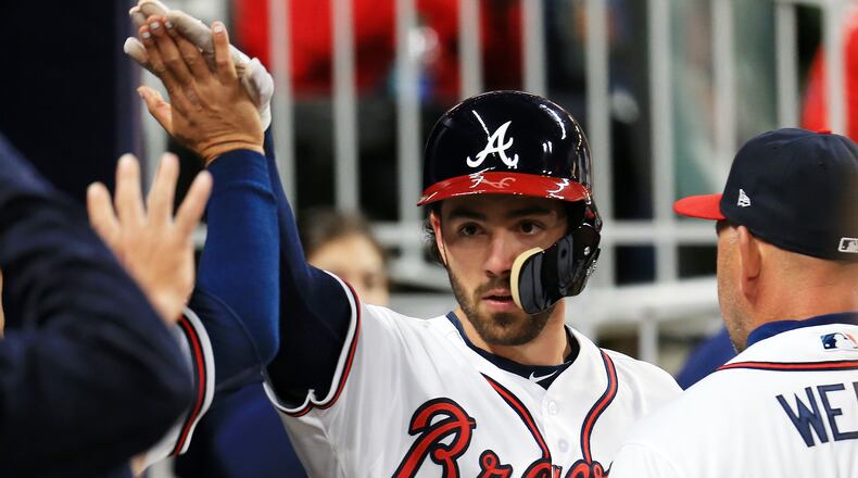 Braves shortstop Dansby Swanson is off to a strong start this year in his second full season in the major leagues.