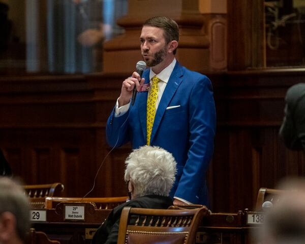 State Rep. Matt Dubnik, R-Gainesville, has been in the Legislature since 2017. (Alyssa Pointer/AJC)