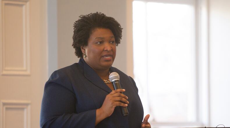 Stacey Abrams is a Democratic candidate for governor. (REANN HUBER/REANN.HUBER@AJC.COM)