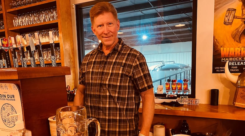 Glen Sprouse, a pioneer of Atlanta's craft beer scene, is a co-founder of Ironshield Brewing in Lawrenceville. (Bob Townsend for The Atlanta Journal-Constitution)