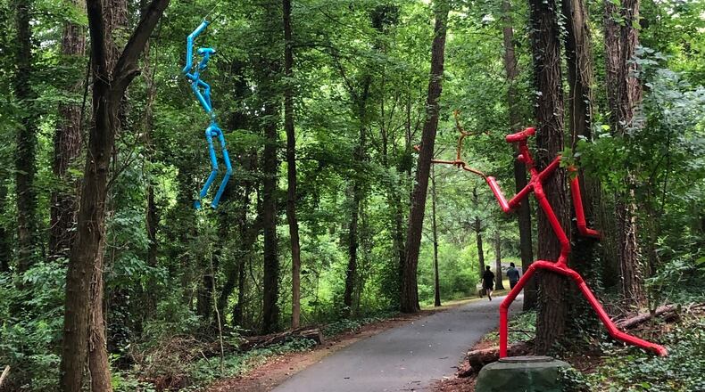 Roswell Arts Fund’s latest art initiative: ArtAround: Pathways took place in Don White Memorial Park June 16-Sept. 30. (Courtesy Roswell Arts Fund)