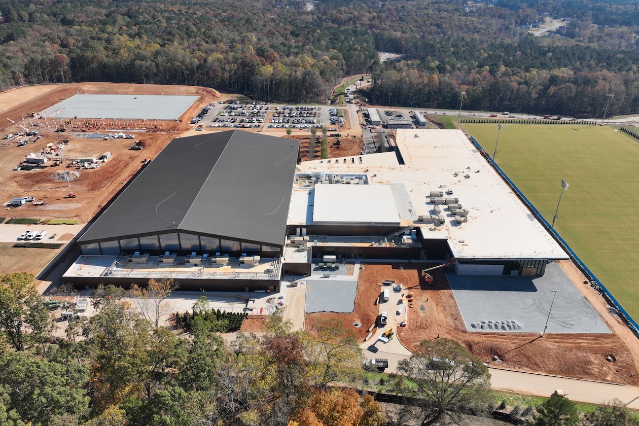 The Arthur M. Blank U.S. Soccer National Training Center is scheduled to open in the Spring of 2026. (Brasfield & Gorrie)