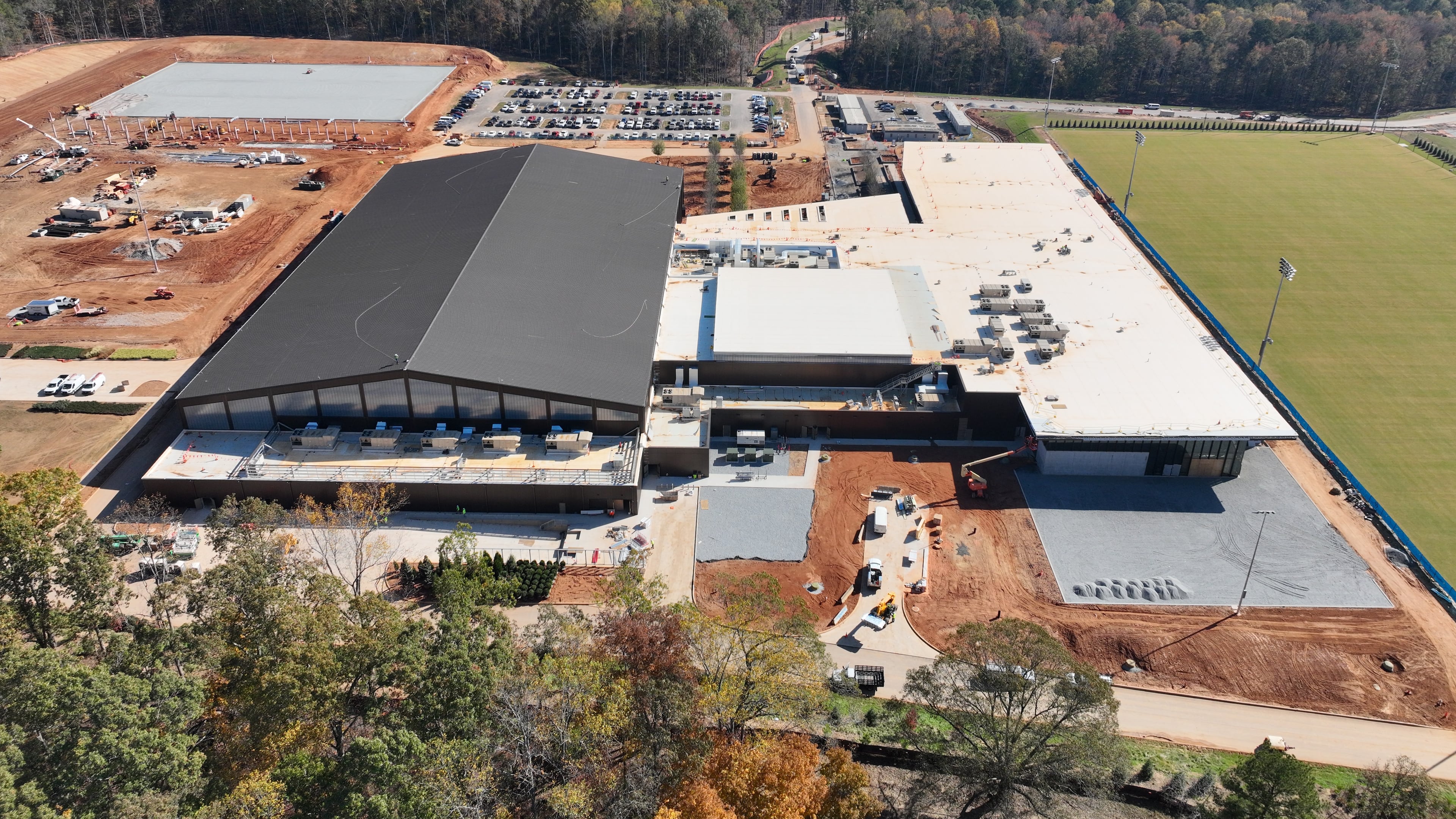 The Arthur M. Blank U.S. Soccer National Training Center is scheduled to open in the Spring of 2026. (Brasfield & Gorrie)