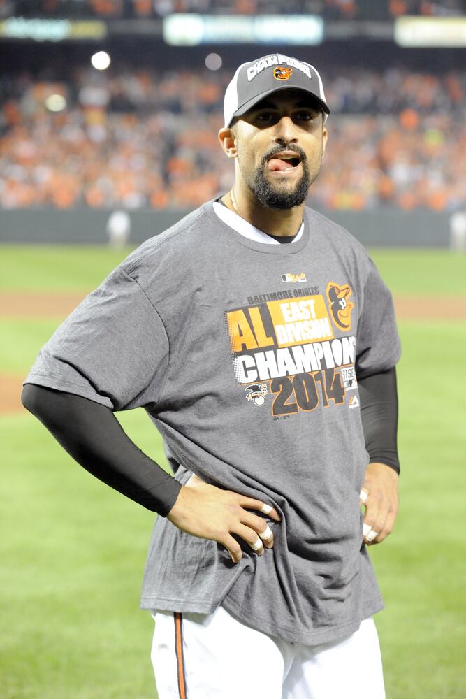 Markakis will need a different uniform number. The Braves long ago retired Hall of Famer Warren Spahn’s No. 21.