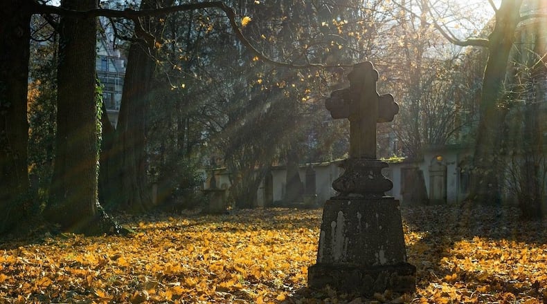 An Indiana man was upset when he found his mother's casket exposed under a piece of plywood at an Indianapolis cemetery.