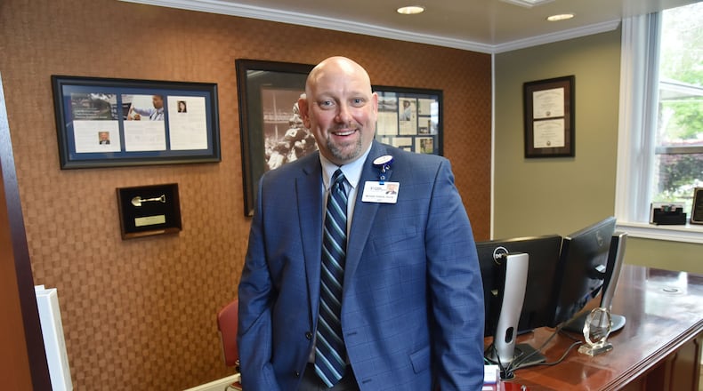 Michael Purvis suffered serious complications due to COVID-19 not long after he was hired as CEO of Candler County Hospital. In late November, he kicked off his second year at the helm of the 25-bed critical access facility. (HYOSUB SHIN / HSHIN@AJC.COM)
