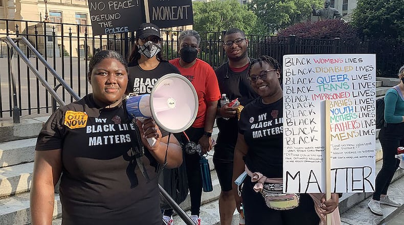Kenyah Farley of Lithonia, who recently led demonstrations in downtown Atlanta, will attend a protest on Independence Day at Centennial Olympic Park. “It is more than just a day of rest,” said Farley, who is studying social work at Georgia State University. “It is also a day to bring awareness surrounding the injustices and the fact that not everyone is ultimately free, which is the whole point of the holiday.”