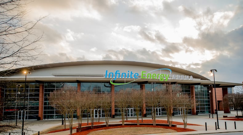 Infinite Energy Arena in Duluth holds about 13,000 and in recent years has hosted concerts from such heavyweights as U2, Paul McCartney and Roger Waters.