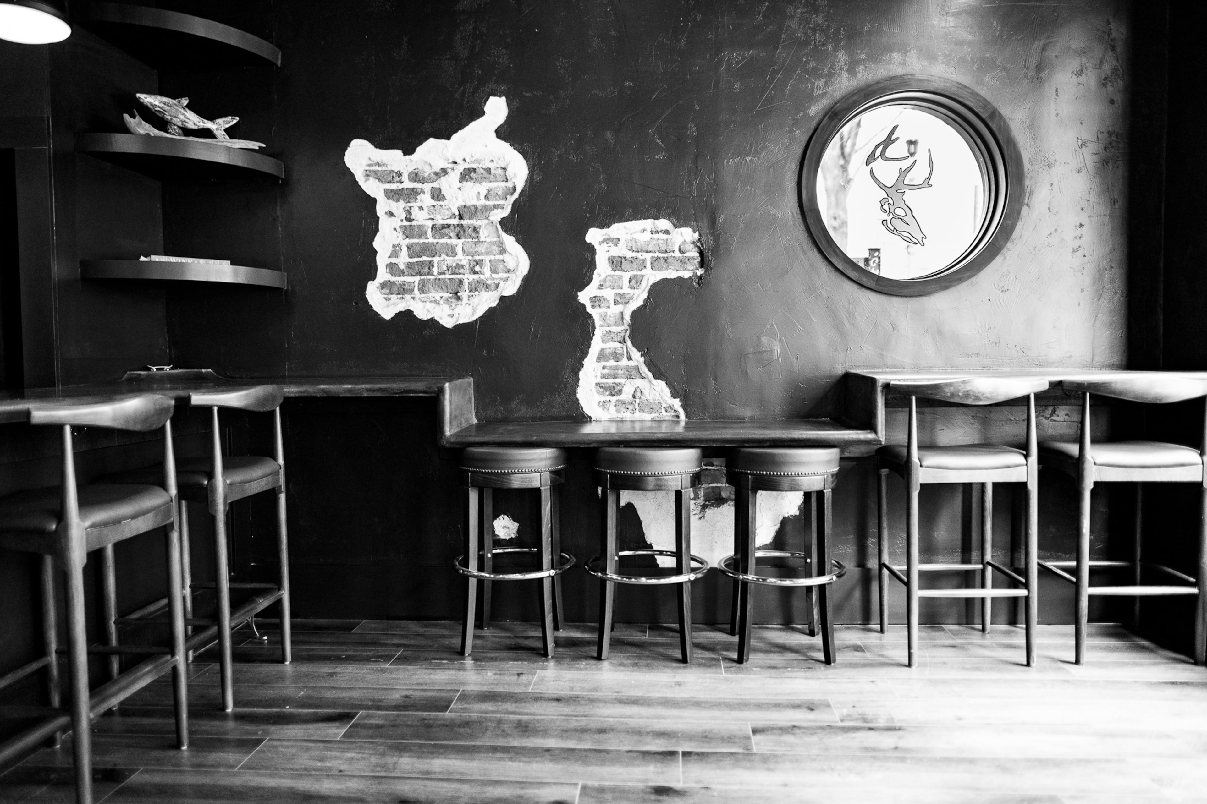 Fawn in downtown Decatur has a laser focus on seafood, volcanic wines and amari, and the food and drink are matched by a distinctive atmosphere. (Courtesy of Morgan Wagoner)