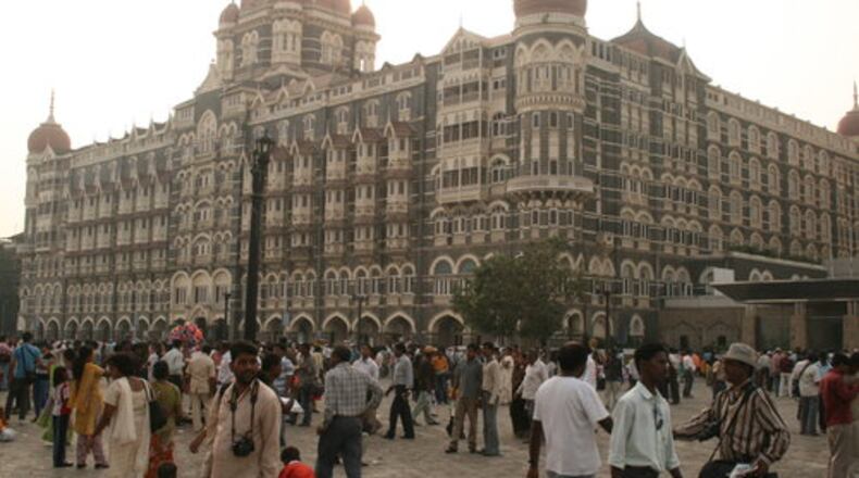 Taj Mahal Palace and Towers Hotel, Mumbai, India. Taken 11/15/2008 during a business trip.