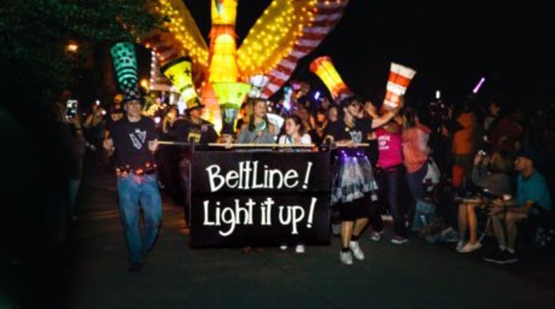The annual Art on the Atlanta BeltLine Lantern Parade returns Sept. 21. CONTRIBUTED