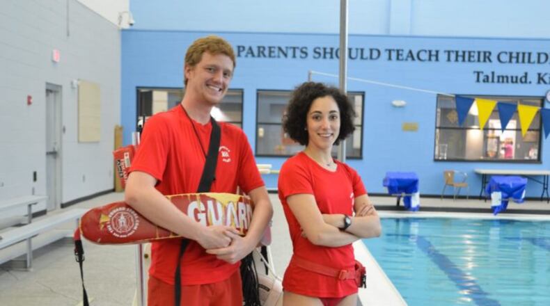 In addition to two free pool parties coming up in July, lifeguards are needed at the Zaban Park pools in Dunwoody. (Courtesy of the Marcus Jewish Community Center of Atlanta)