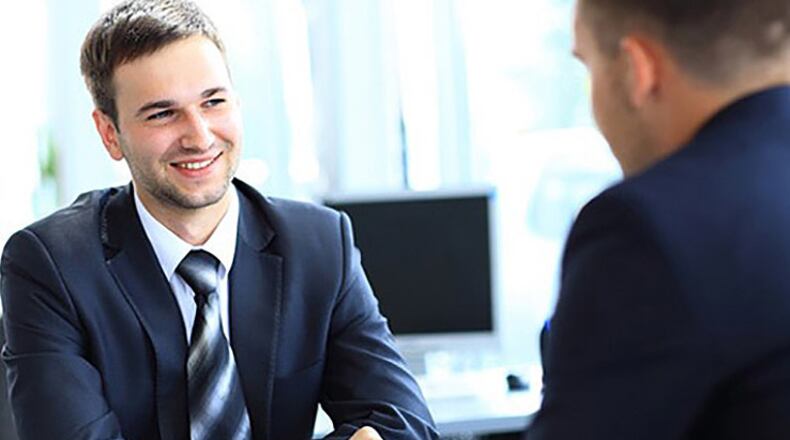 Dekalb offers government jobs that pay more than 50K Photo title: Candidate does well during an interview