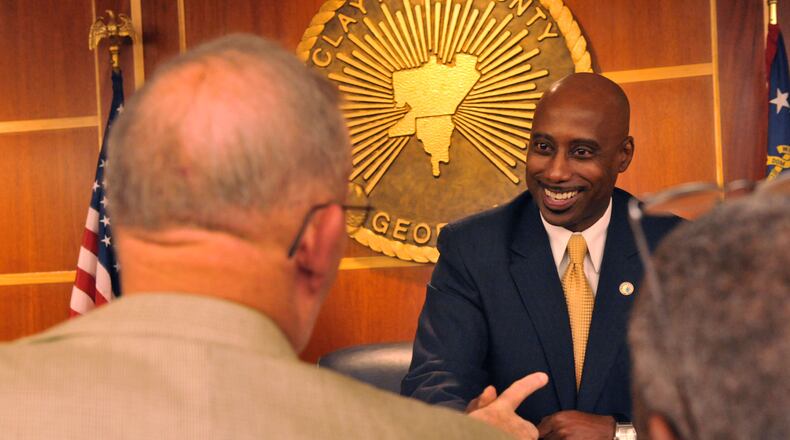 The Georgia Legislature on Monday rejected a bid by the Clayton County Commission, led by Chairman Jeff Turner, to boost their base salaries by $15,000. FILE PHOTO.