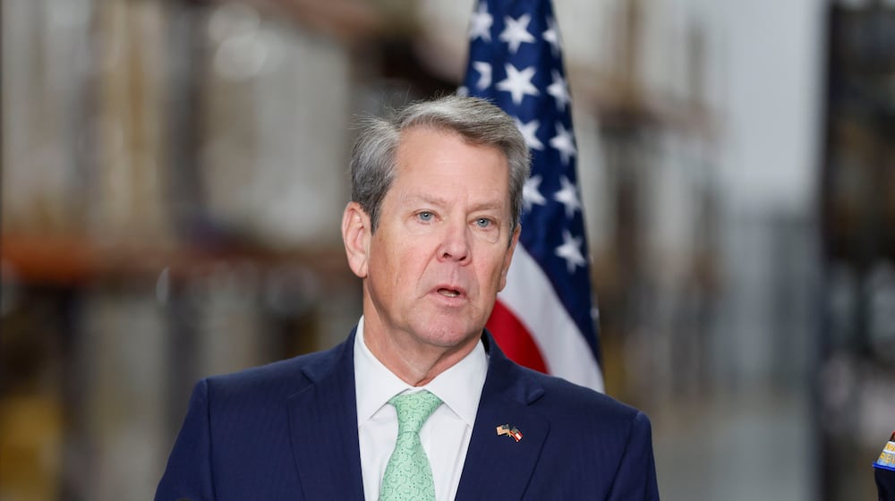 Gov. Brian Kemp is the chair of the Republican Governors Association. (Miguel Martinez/AJC)