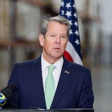Gov. Brian Kemp is headed to Canada to talk about trade. (Miguel Martinez/ AJC)