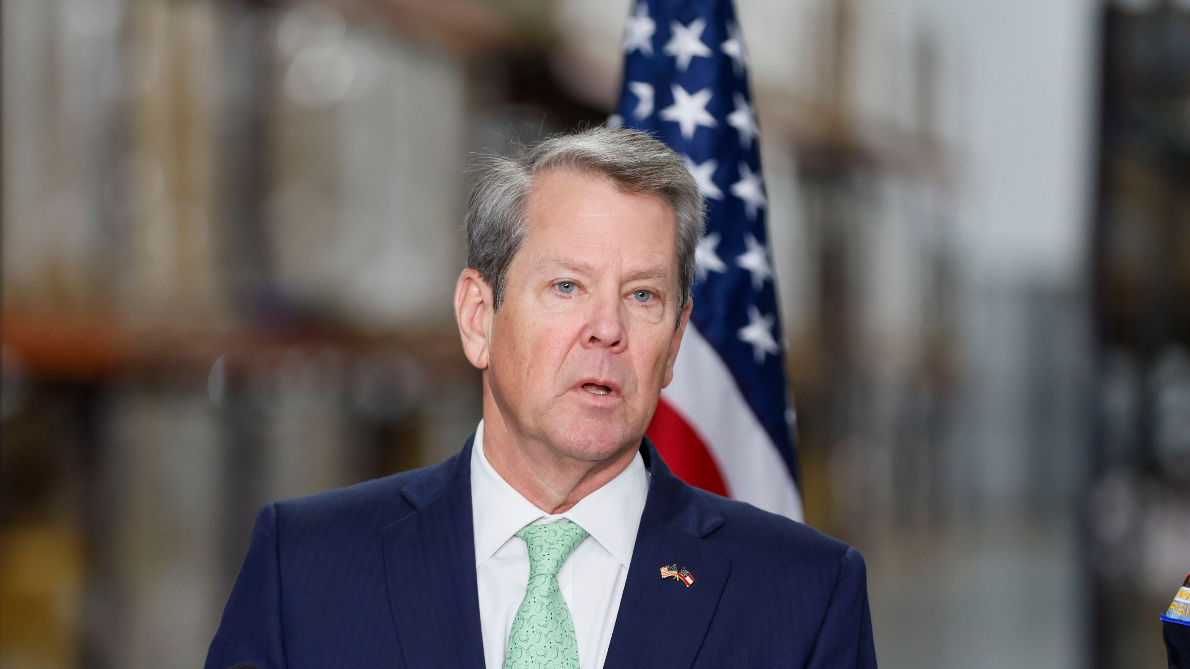 Gov. Brian Kemp is headed to Canada to talk about trade. (Miguel Martinez/ AJC)