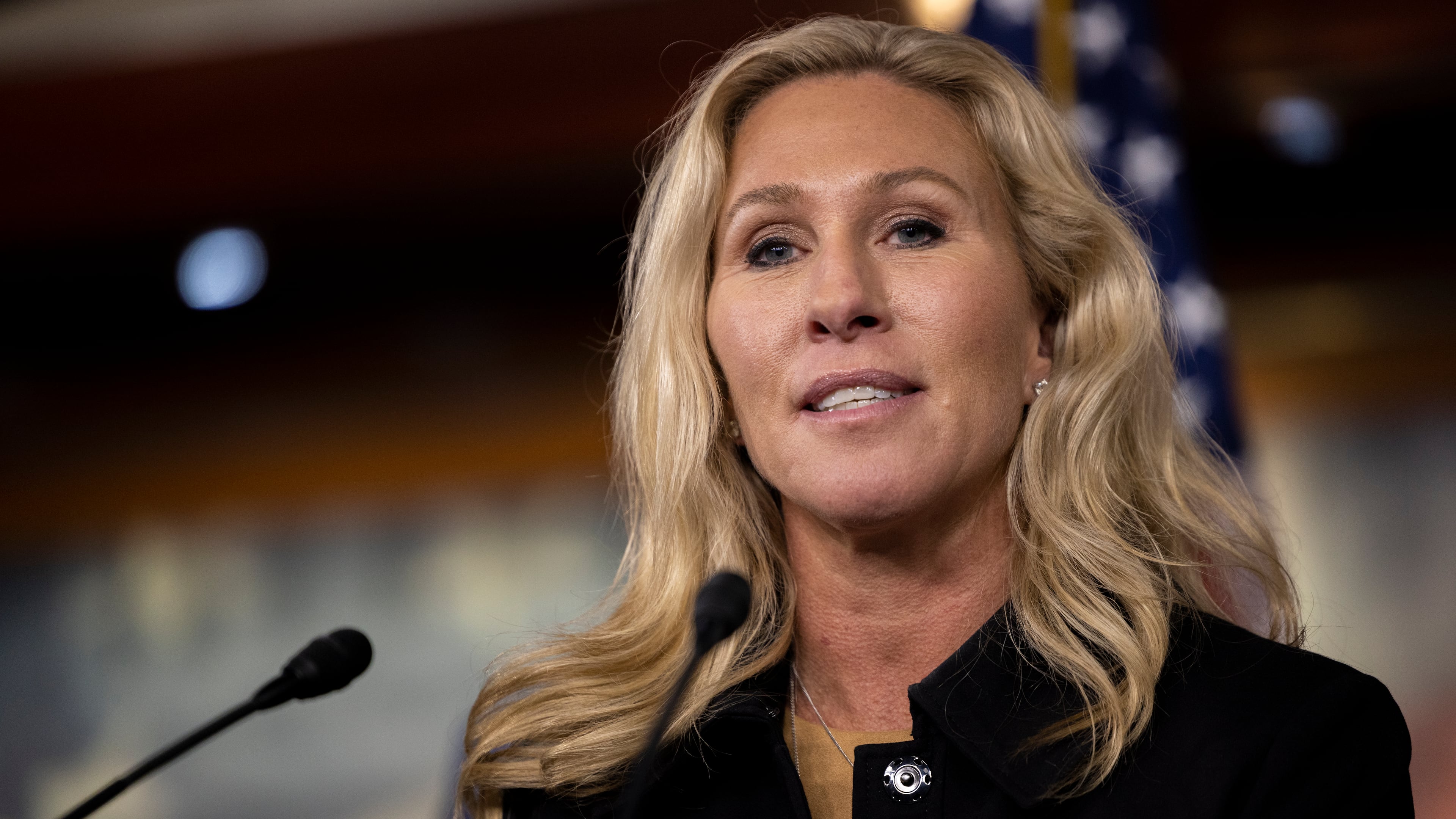 U.S. Marjorie Taylor Greene, R-Rome, is up for reelection next year. (Nathan Posner for the Atlanta Journal-Constitution)