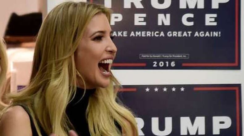 Ivanka Trump at a past Atlanta event. AJC file photo: Brant Sanderlin