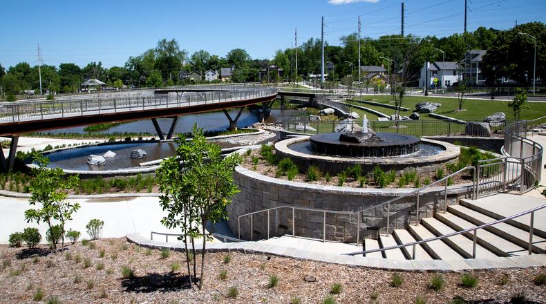 The Rodney Cook Sr. Park in Historic Vine City in Atlanta will be officially opened with a ceremony on July 7 after a previous event was postponed. STEVE SCHAEFER FOR THE ATLANTA JOURNAL-CONSTITUTION