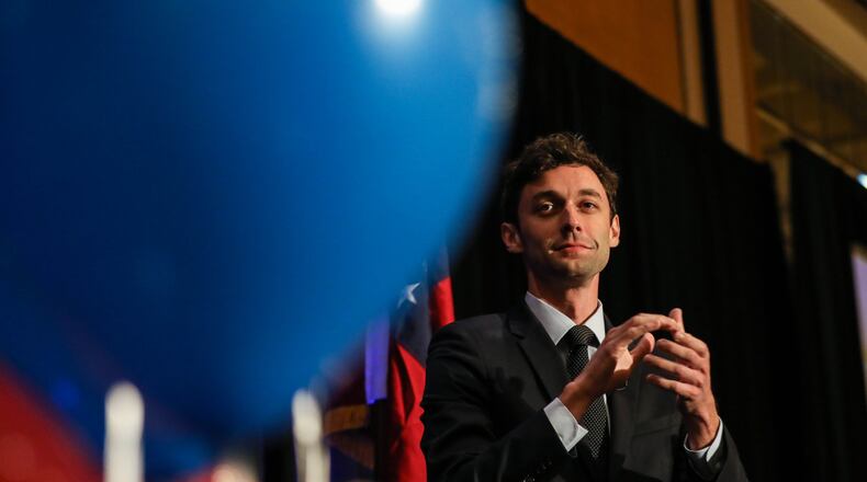 Democrat Jon Ossoff. BRANDEN CAMP/SPECIAL