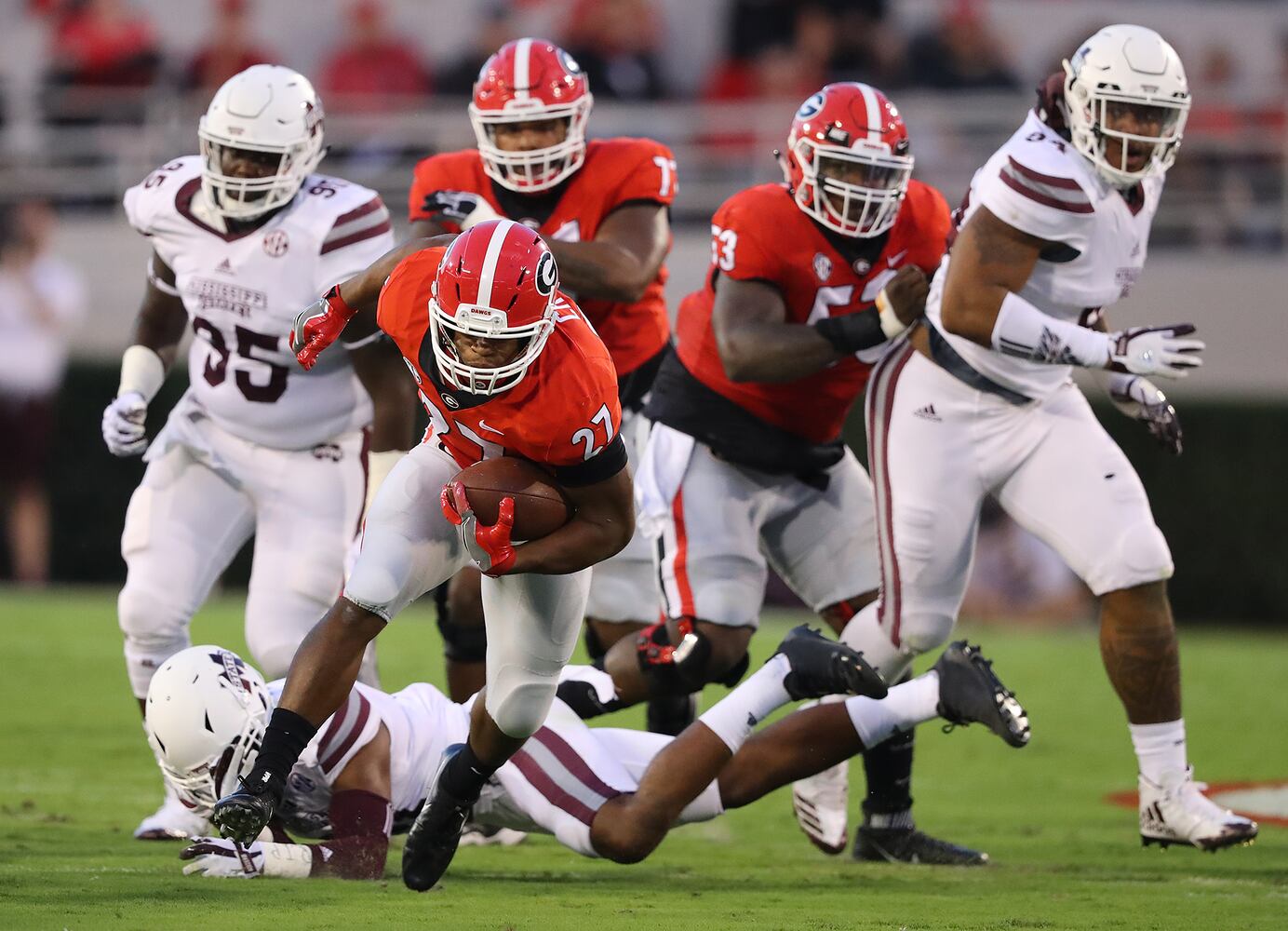 Photos: Georgia meets Mississippi State in battle of Bulldogs