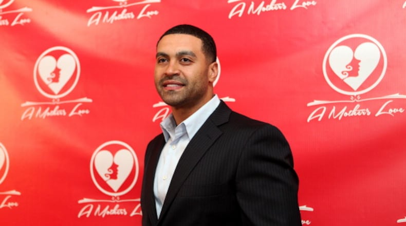 ATLANTA - NOVEMBER 22: Apollo Nida from Bravo's "Real Housewives Of Atlanta", poses for red carpet photos for "A Mother's Love" stage play at the Rialto Center For The Arts in Atlanta, Georgia on NOVEMBER 22, 2013. (Photo By Raymond Boyd/Getty Images)