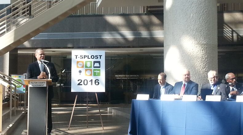 Fulton County leaders agreed to let residents vote on a proposed tax that would raise money for transportation improvements. ARIELLE KASS/AKASS@AJC.COM AJC File Photo