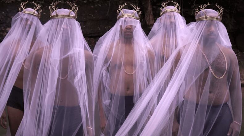 Lyrik London's film "Black Boi Majik" includes images of both romance and violence. (Photos by Lyrik London)