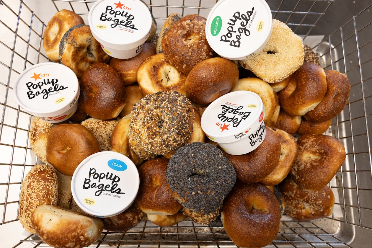 PopUp Bagels plans five locations in Georgia, with the first set to open along the Atlanta Beltline's Eastside Trail in February. (Courtesy of PopUp Bagels)